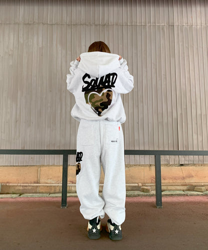 ハートサガラ刺繍セットアップ