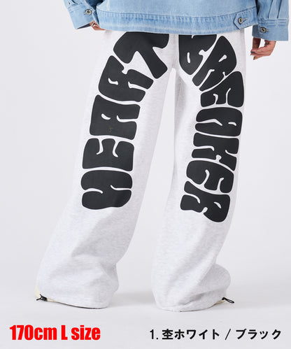 バックアーチプリントスウェットパンツ