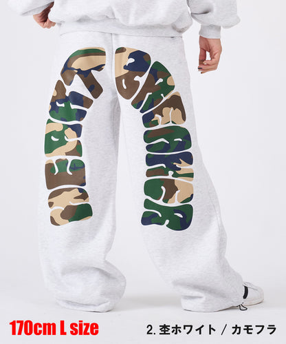 バックアーチプリントスウェットパンツ