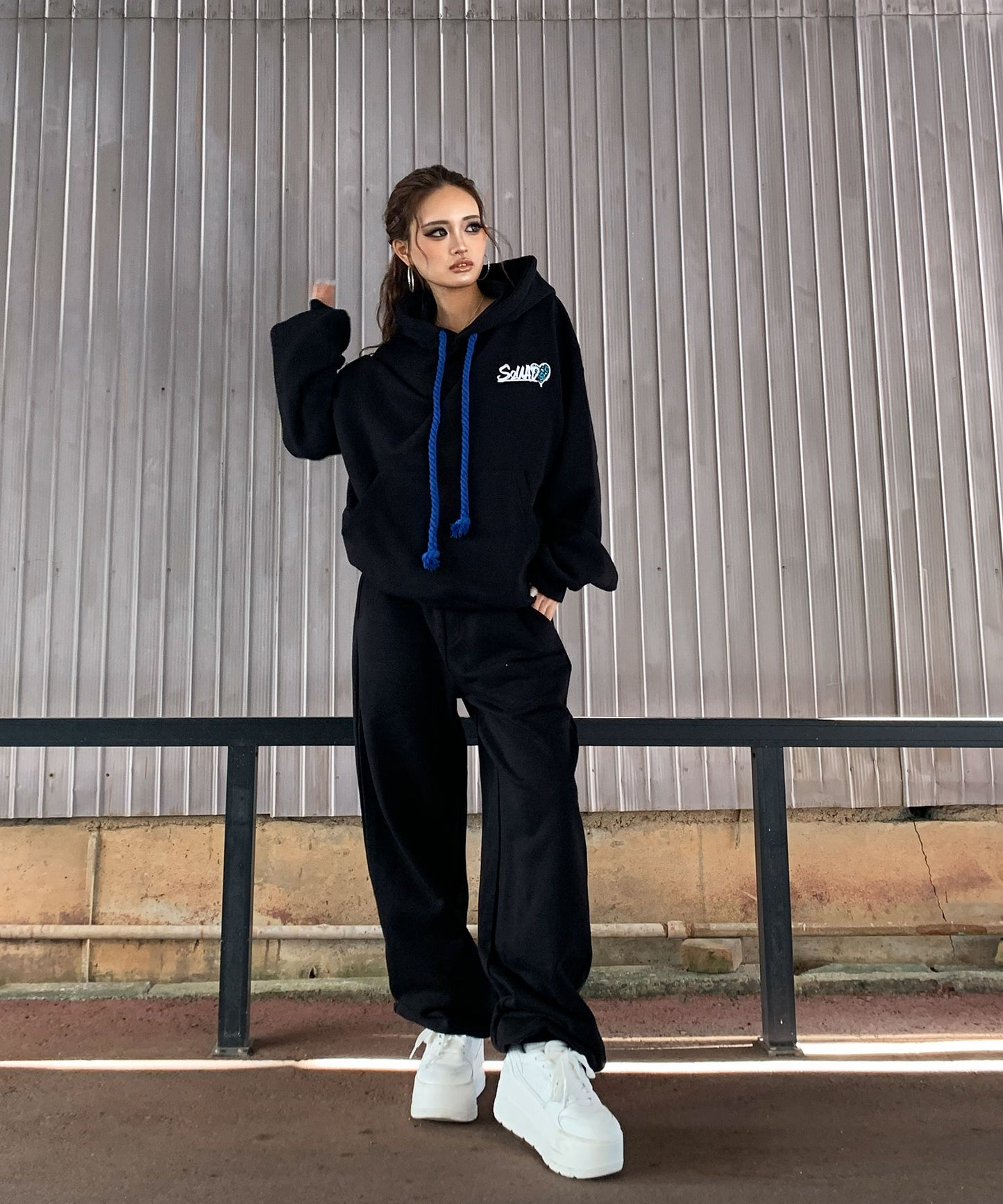 ハートサガラ刺繍セットアップ