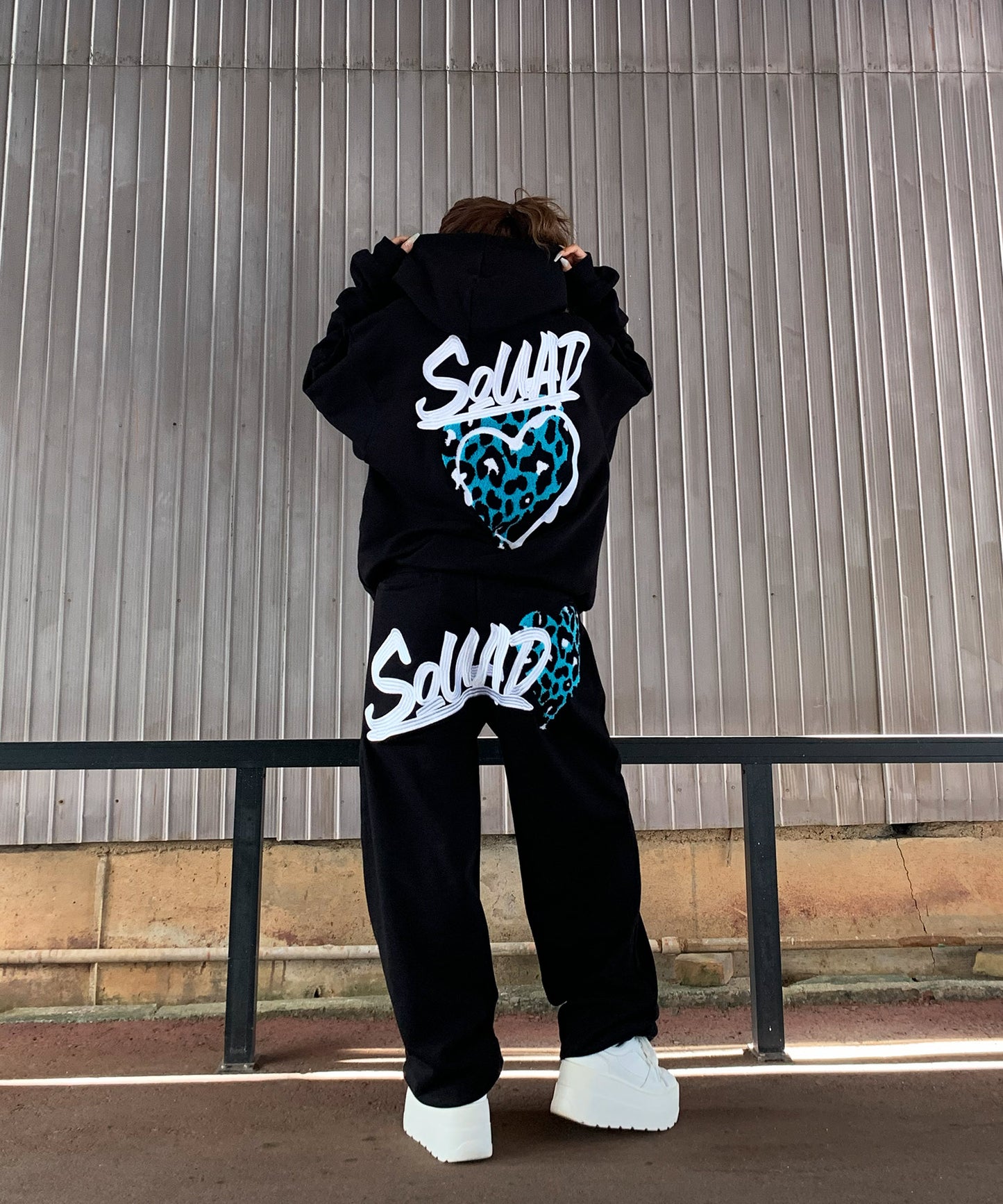 ハートサガラ刺繍セットアップ