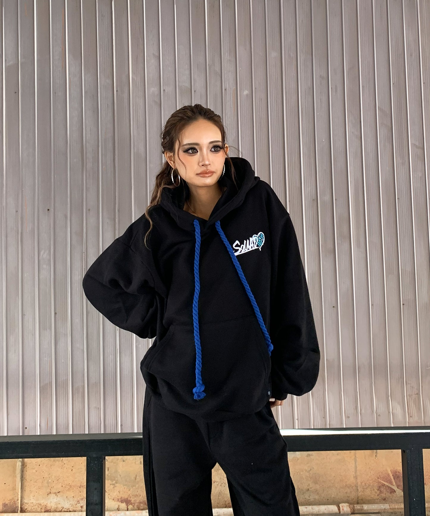 ハートサガラ刺繍セットアップ