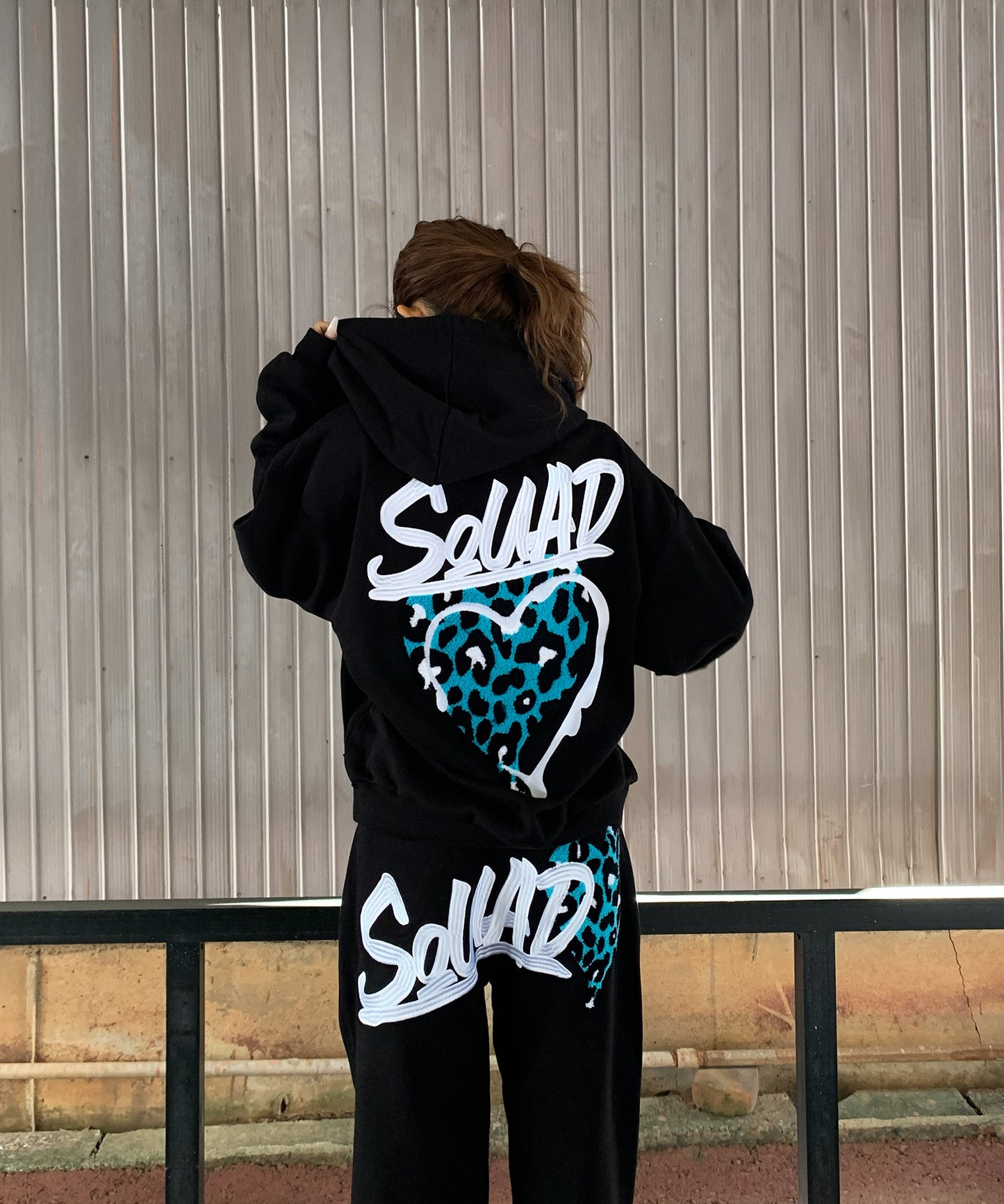 ハートサガラ刺繍セットアップ