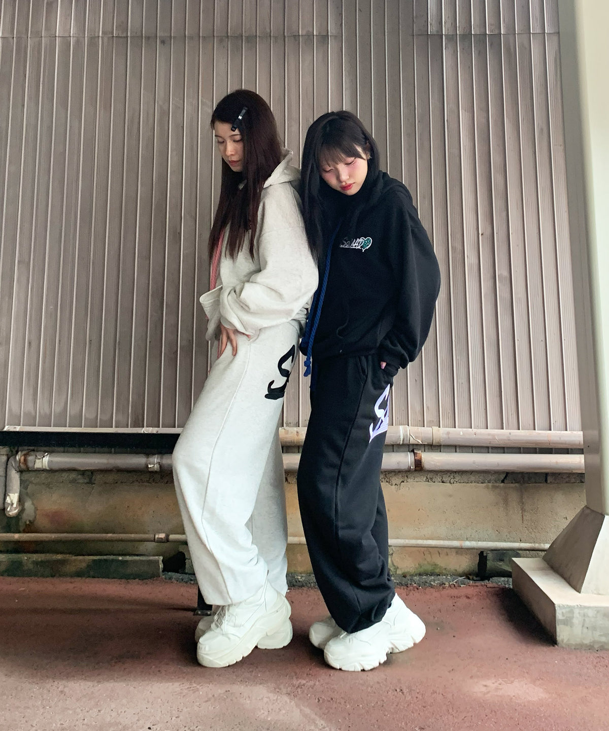 ハートサガラ刺繍セットアップ