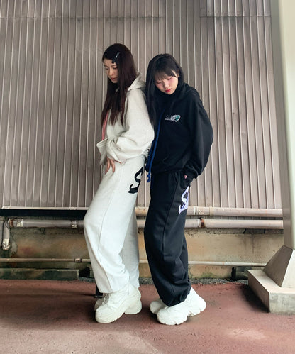 ハートサガラ刺繍セットアップ