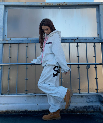 ハートサガラ刺繍セットアップ