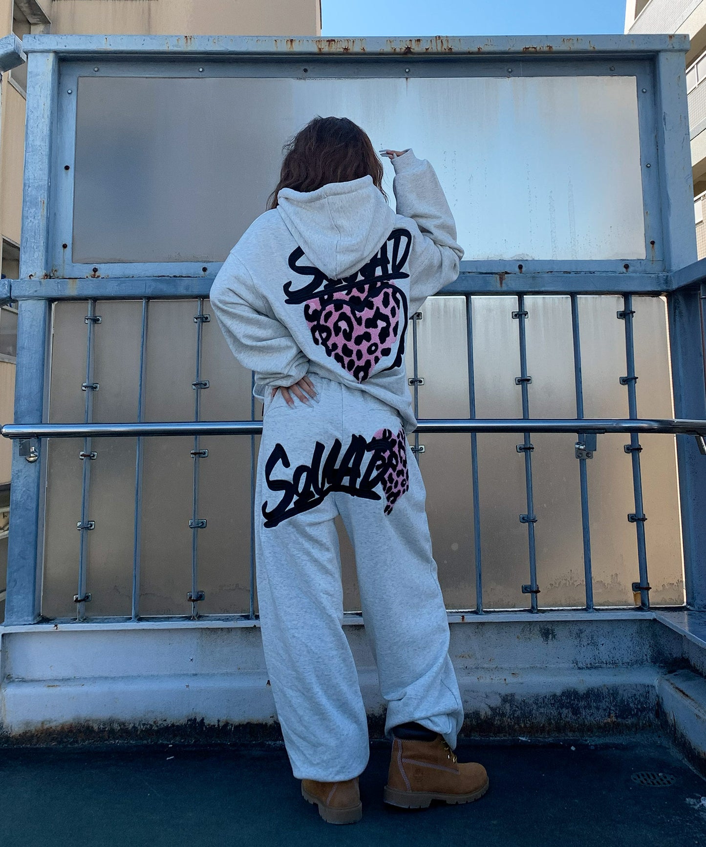 ハートサガラ刺繍セットアップ