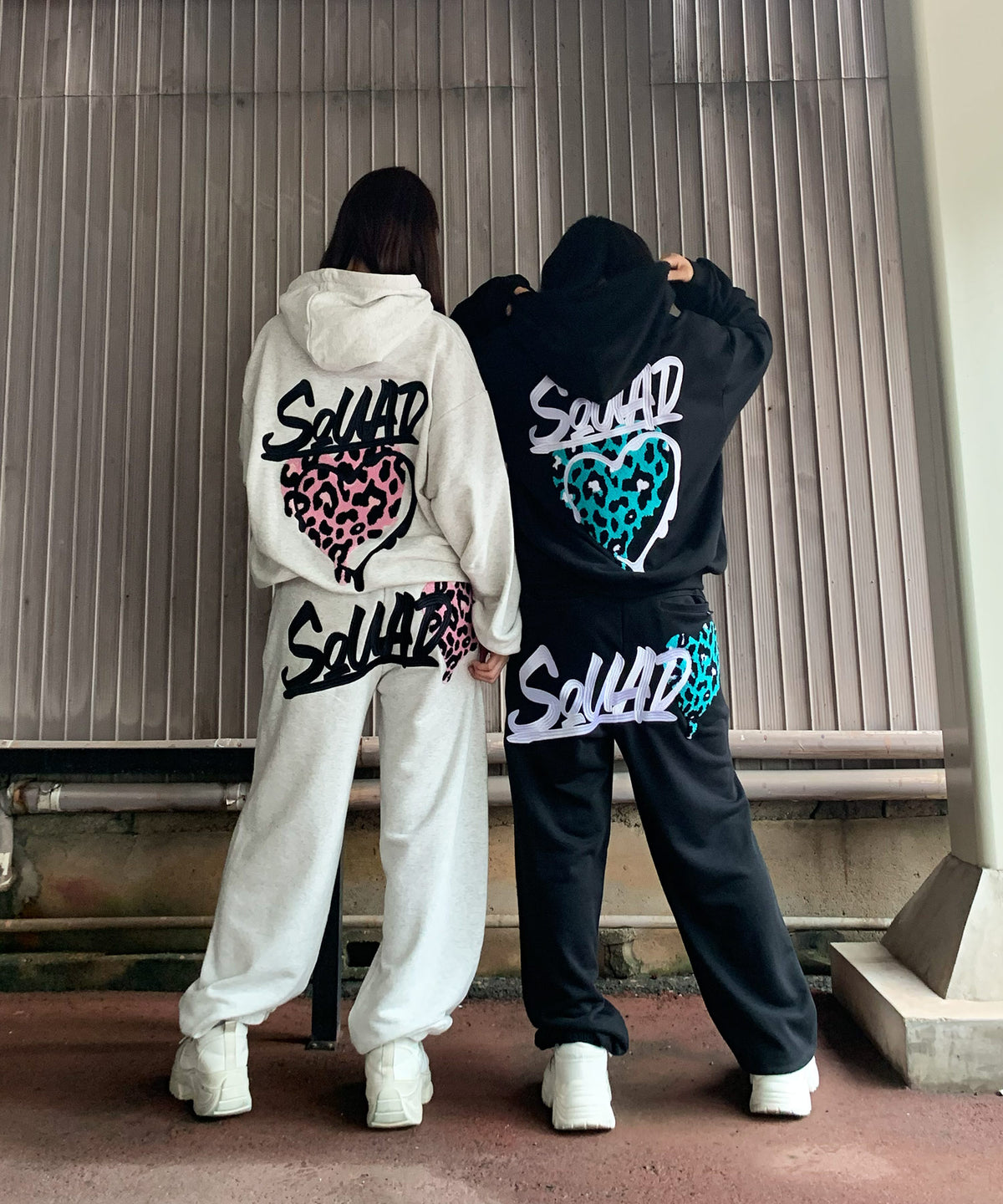 ハートサガラ刺繍セットアップ