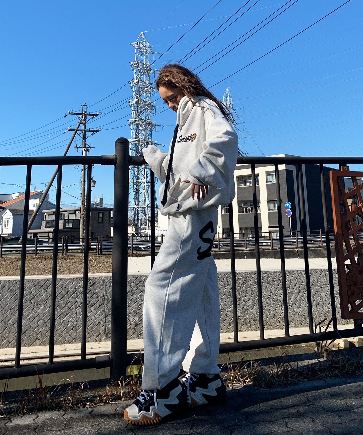 ハートサガラ刺繍セットアップ