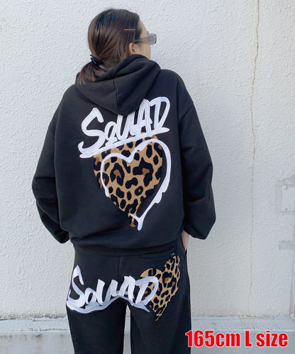 ハートサガラ刺繍セットアップ