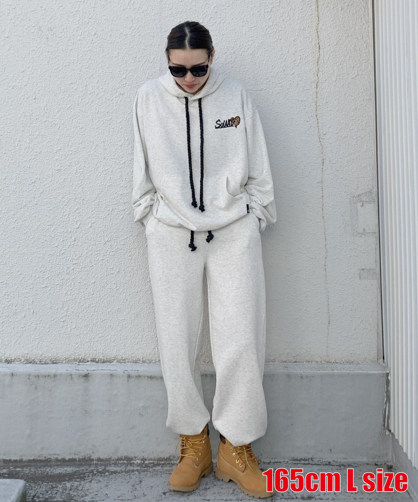 ハートサガラ刺繍セットアップ