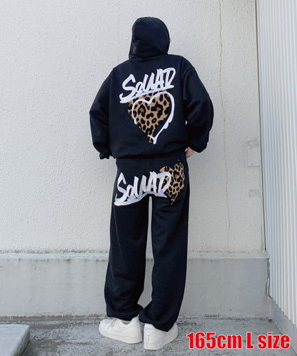 ハートサガラ刺繍セットアップ