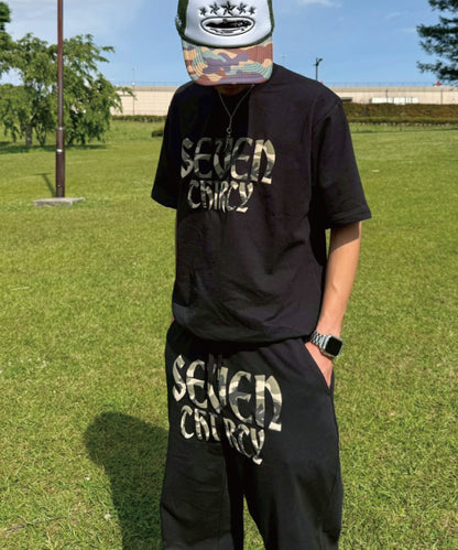 カモフラ発泡プリントセットアップ