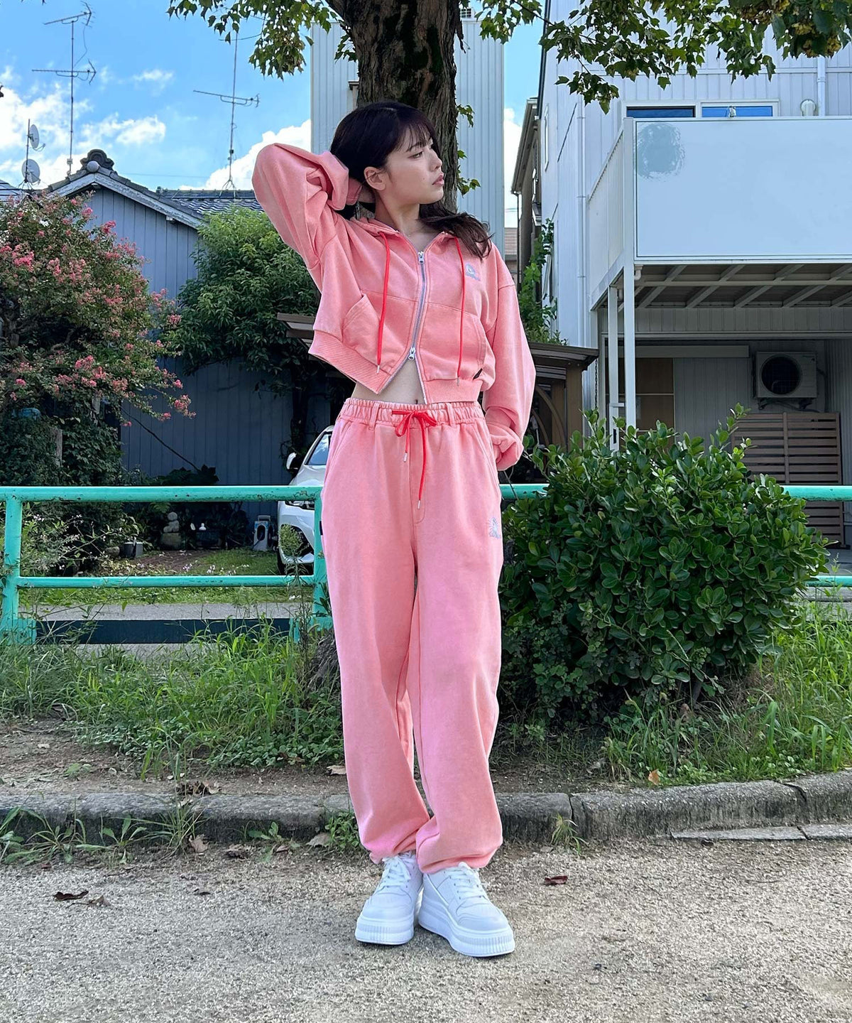 ケミカル硫化　ロゴアップリケZIPセットアップ