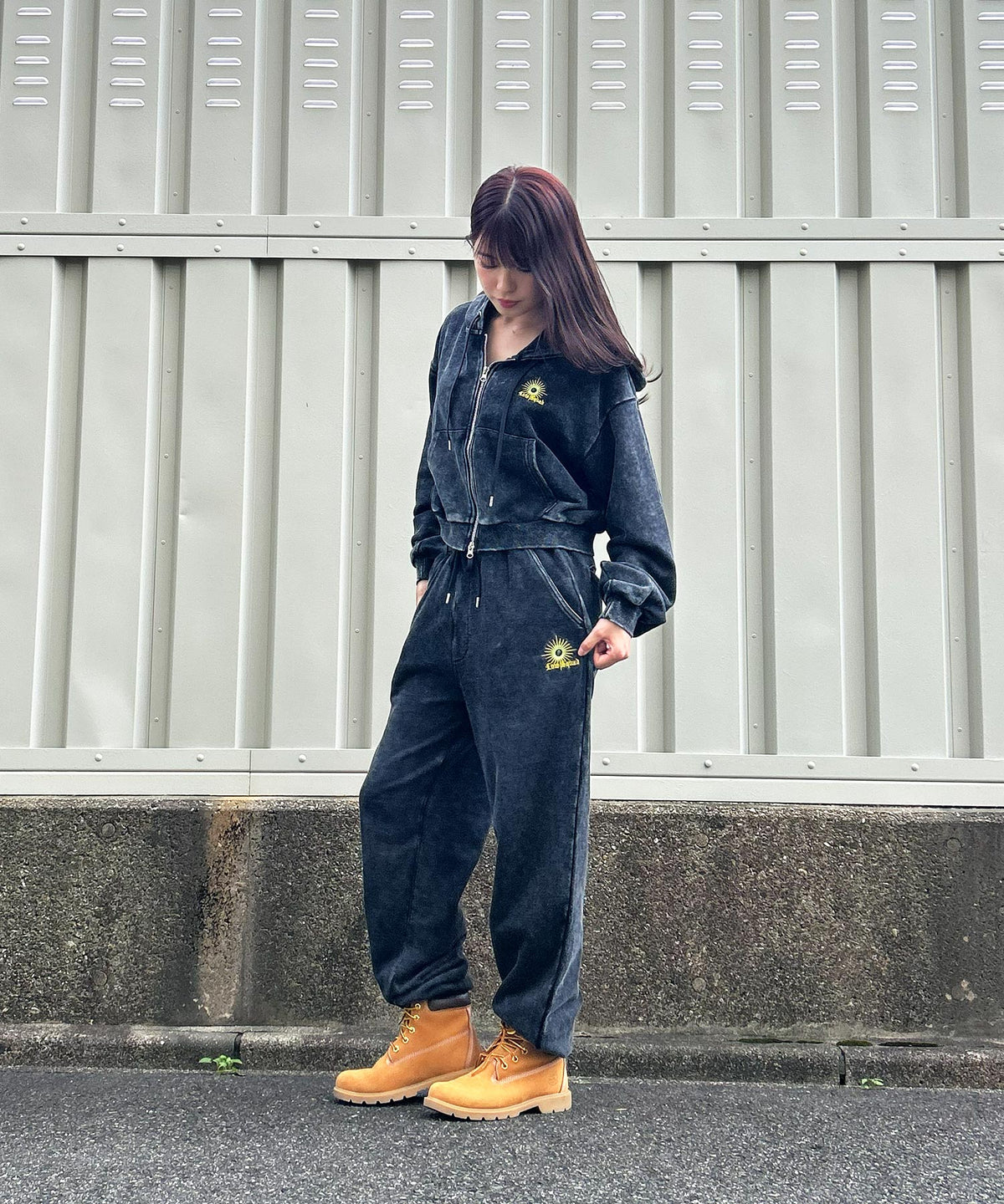 ケミカル硫化　ロゴアップリケZIPセットアップ
