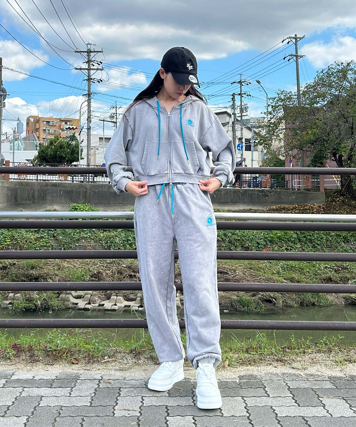 ケミカル硫化　ロゴアップリケZIPセットアップ