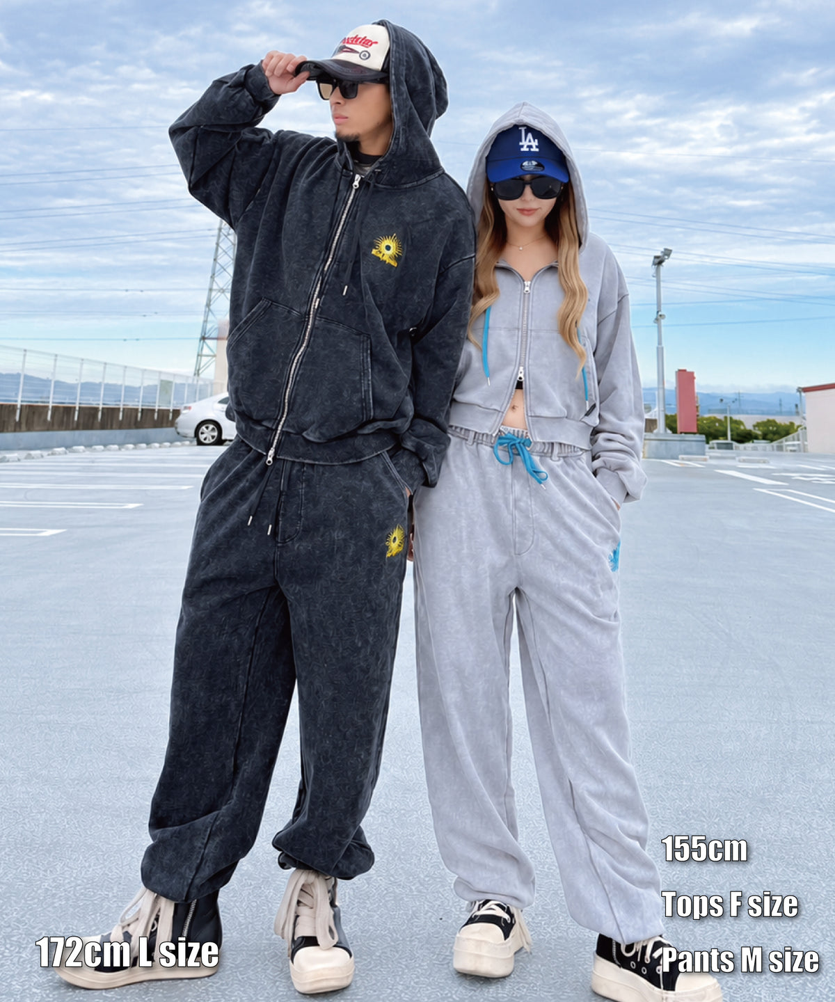 ケミカル硫化　ロゴアップリケZIPセットアップ