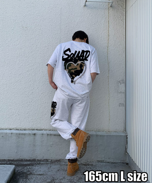 ハートサガラ刺繍セットアップ