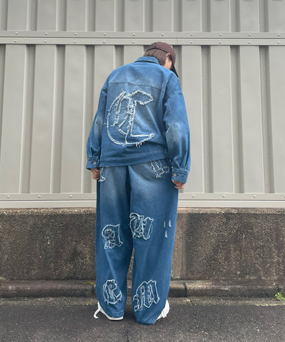 デニムセットアップ