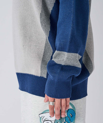 配色ロゴニット