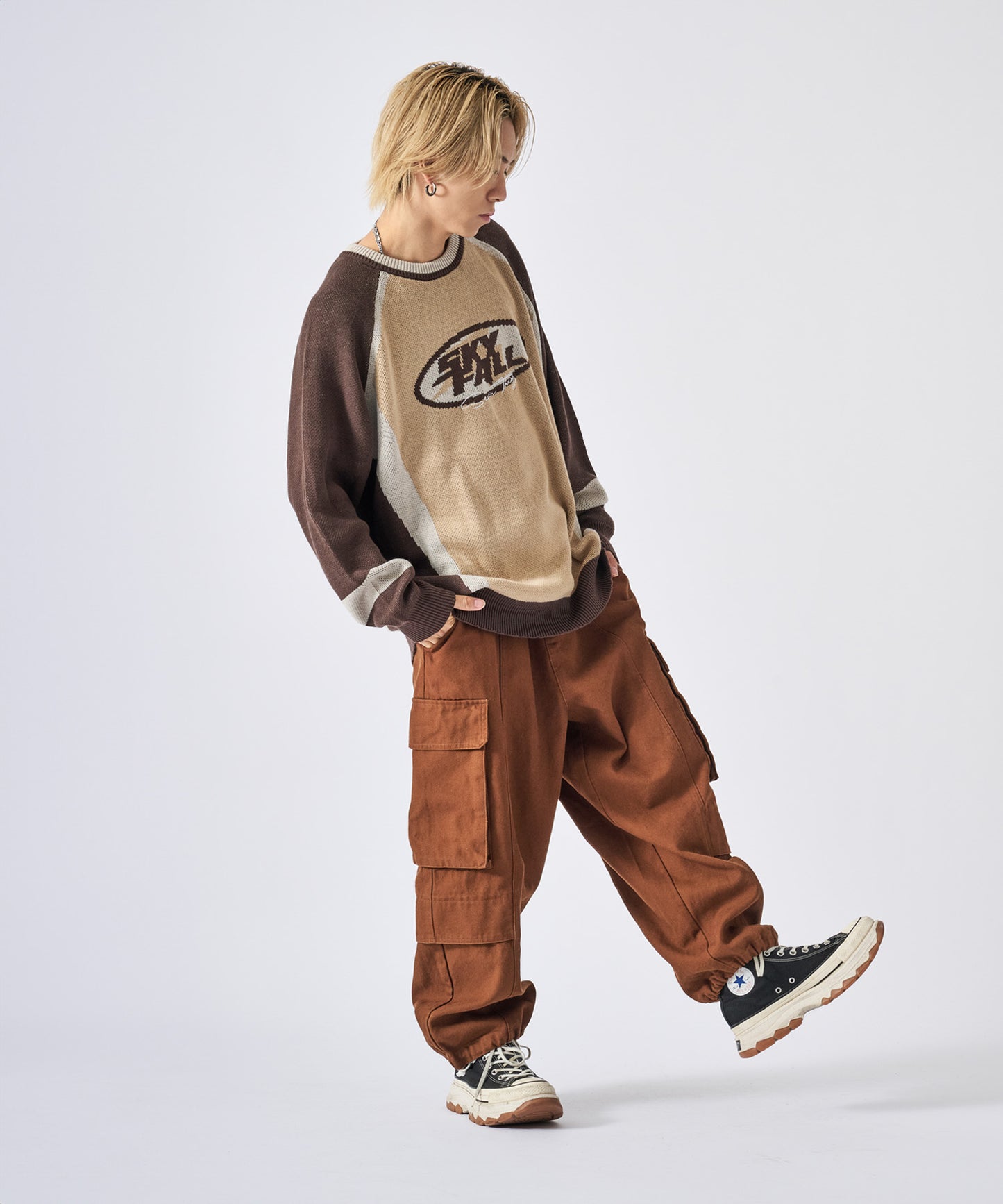 配色ロゴニット