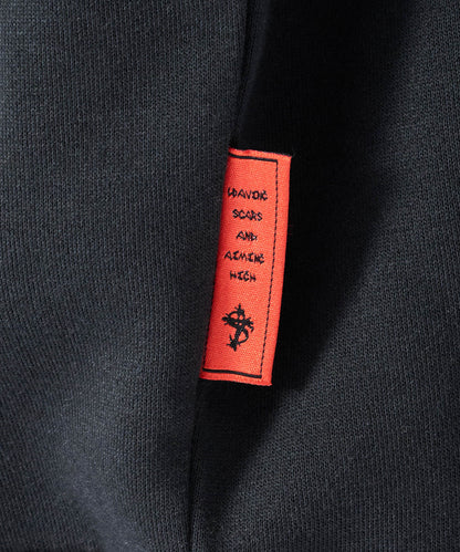 ハーフボタンスウェット