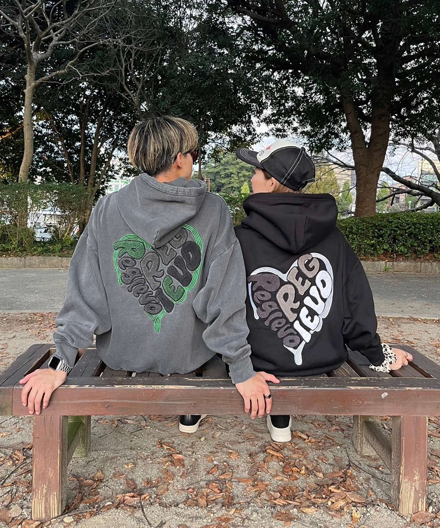 REGIEVO ハート刺繍セットアップ