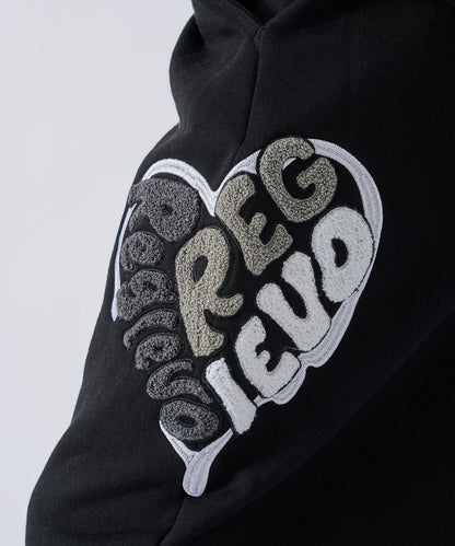 REGIEVO ハート刺繍スウェットパンツ