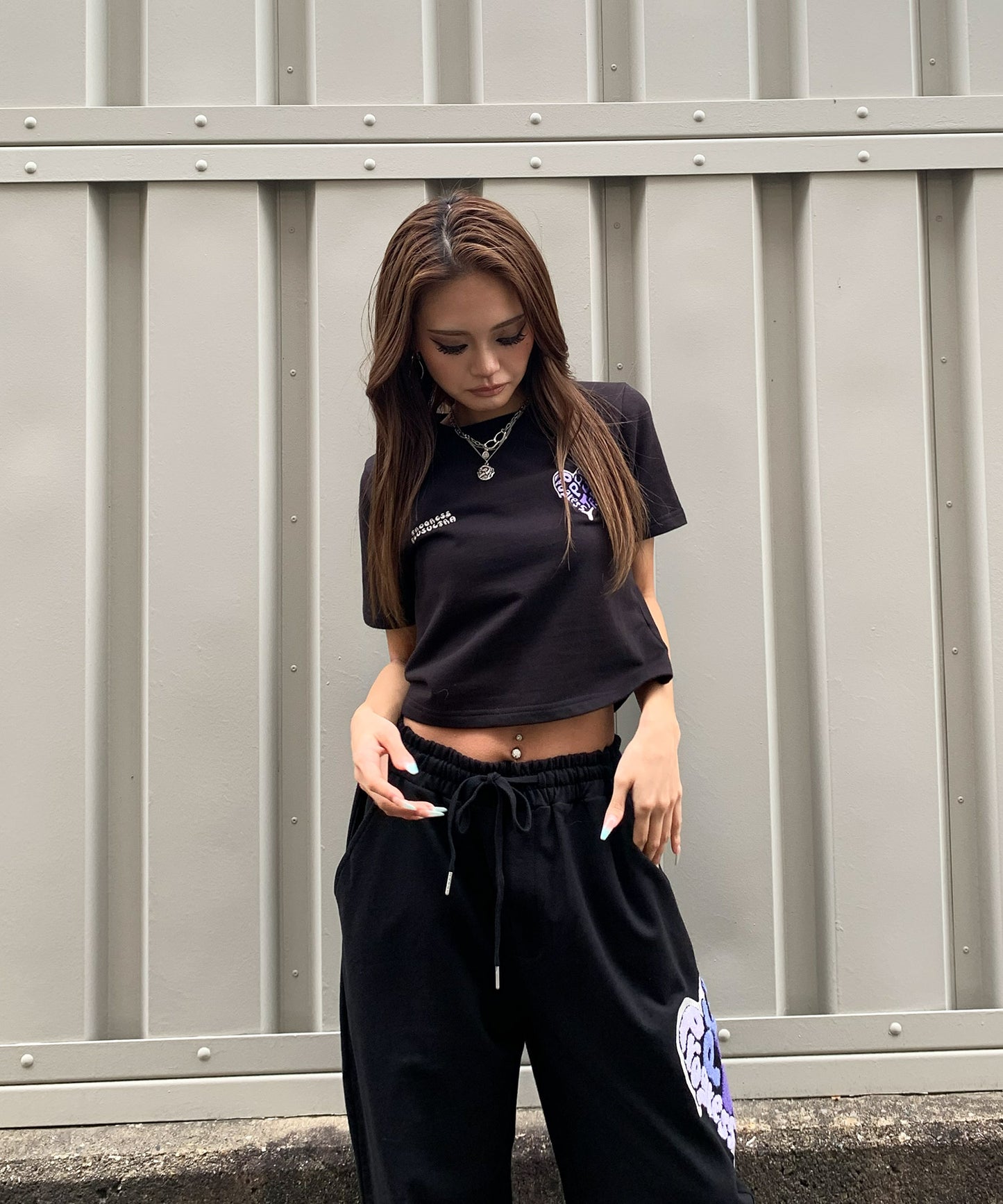 ハートサガラ刺繍セットアップ