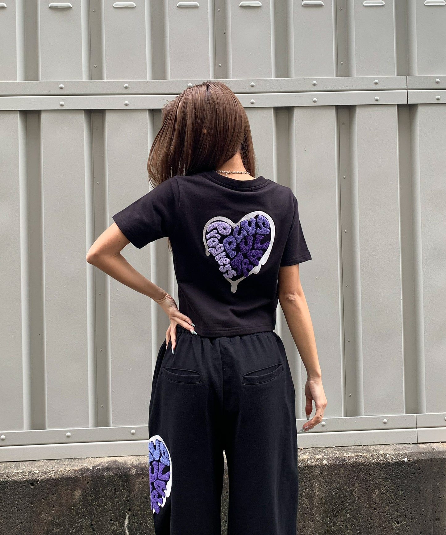 ハートサガラ刺繍セットアップ