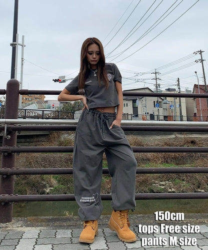 ハートサガラ刺繍セットアップ