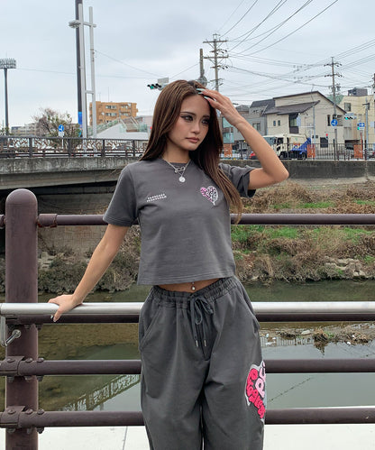 ハートサガラ刺繍セットアップ