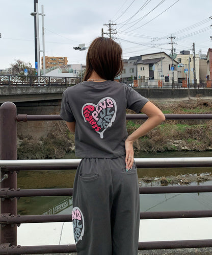 ハートサガラ刺繍セットアップ