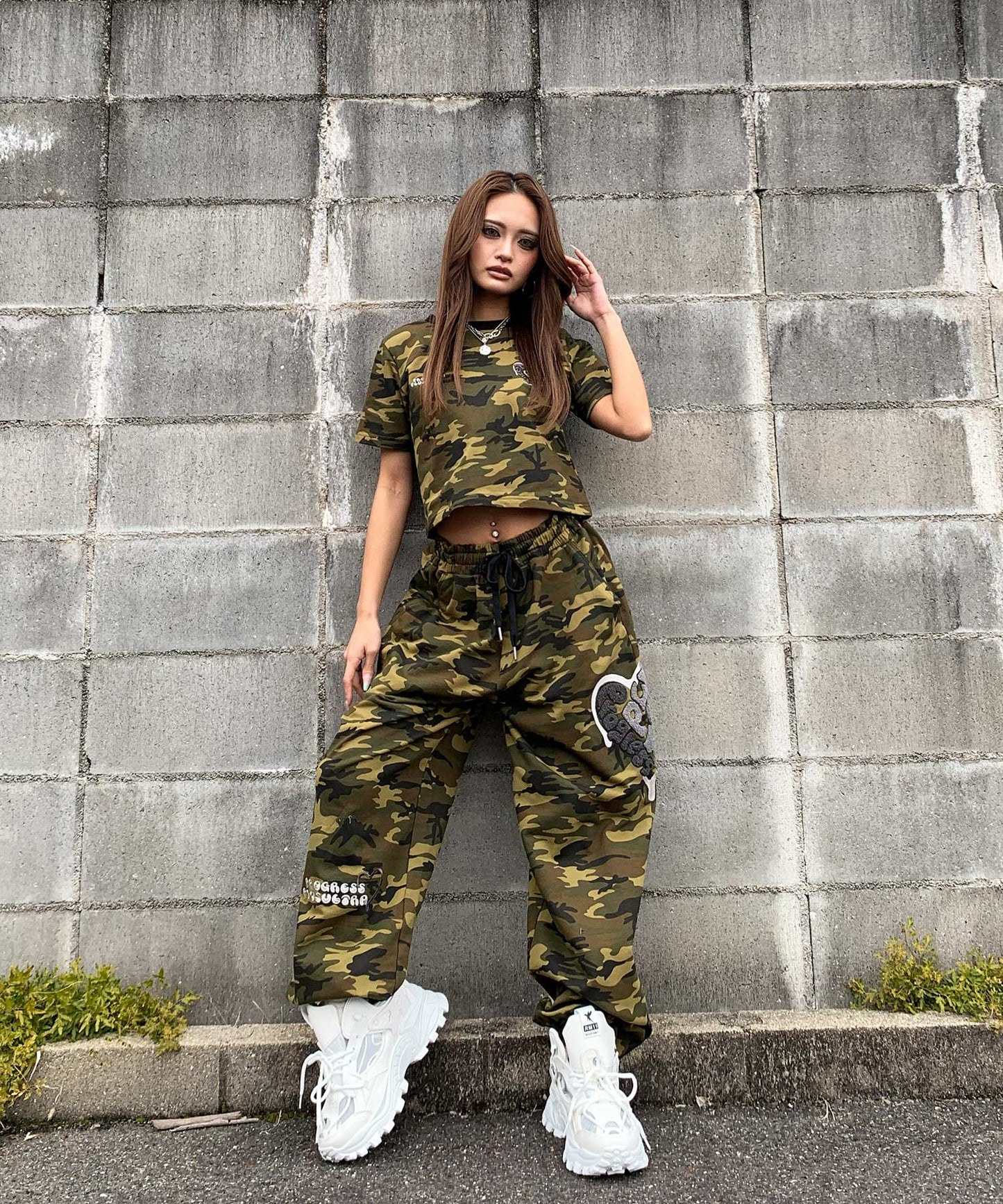 ハートサガラ刺繍セットアップ