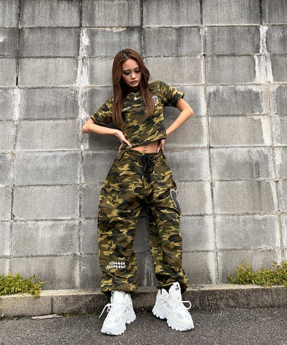 ハートサガラ刺繍セットアップ