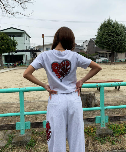 ハートサガラ刺繍セットアップ