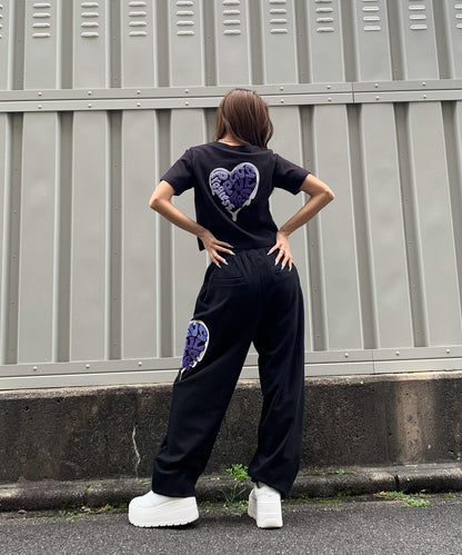 ハートサガラ刺繍セットアップ