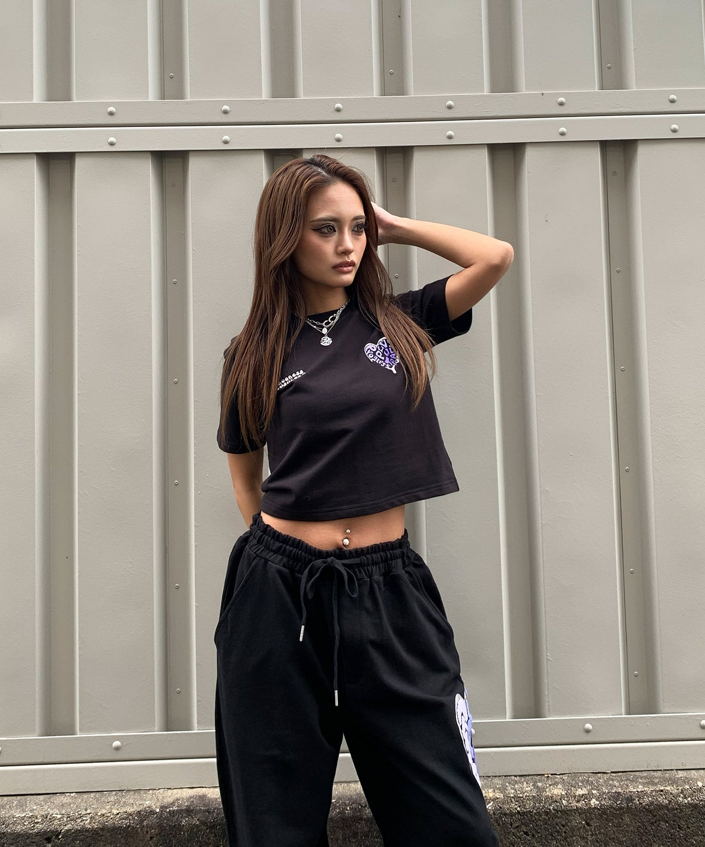 ハートサガラ刺繍セットアップ