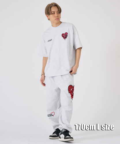 ハートサガラ刺繍セットアップ