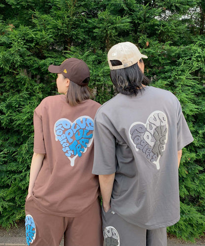 ハートサガラ刺繍セットアップ