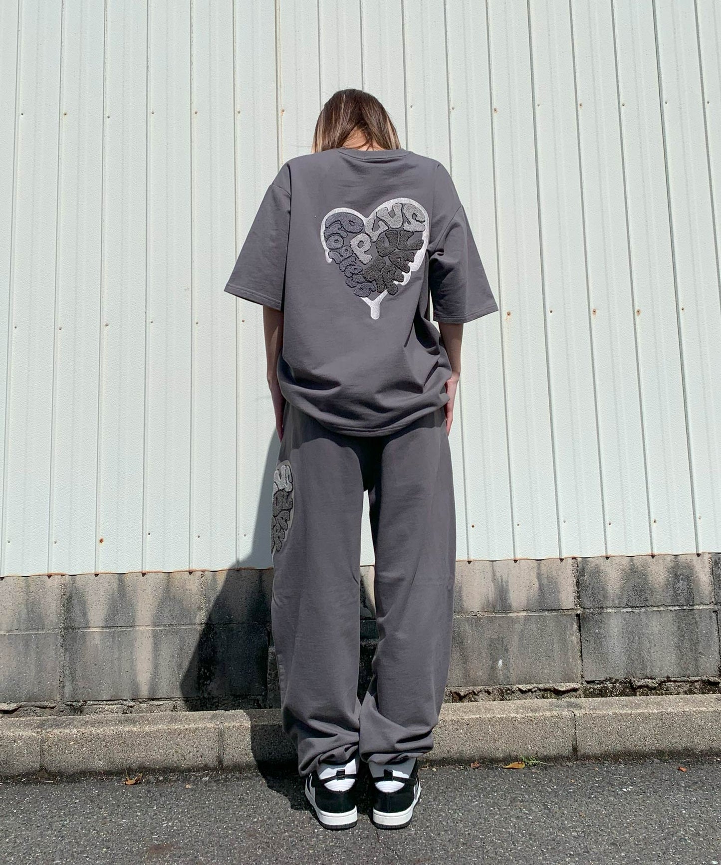 ハートサガラ刺繍パンツ