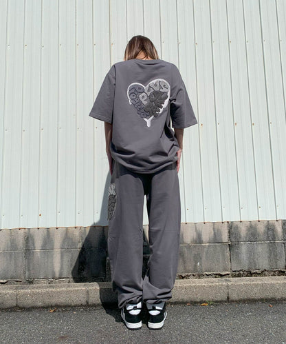 ハートサガラ刺繍パンツ