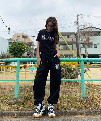 ロゴ刺繍セットアップ