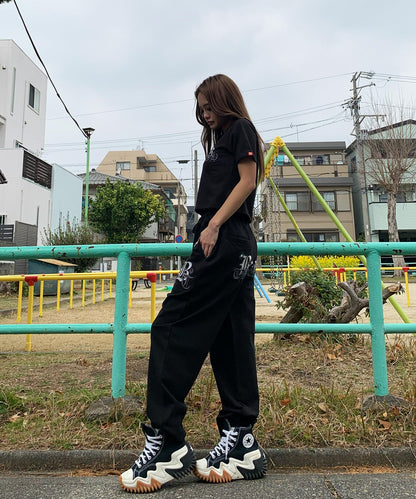 ロゴ刺繍セットアップ