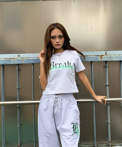 ロゴ刺繍セットアップ