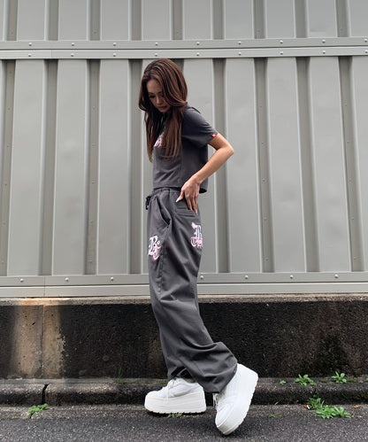 ロゴ刺繍セットアップ