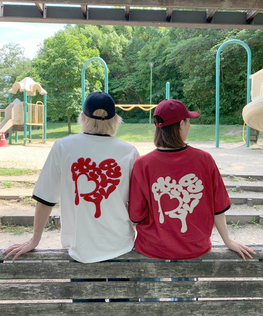【2着で7,980円】Last Summer Special Vol.1 ハートサガラ刺繍半袖Tee