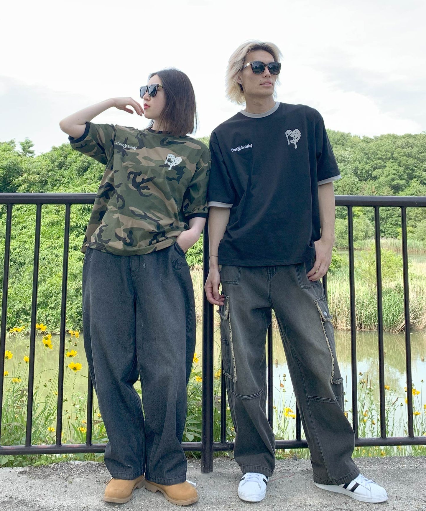 【2着で7,980円】Last Summer Special Vol.1 ハートサガラ刺繍半袖Tee