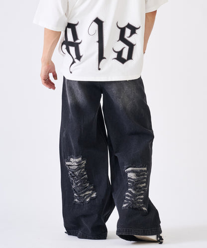 デストロイデニムパンツ