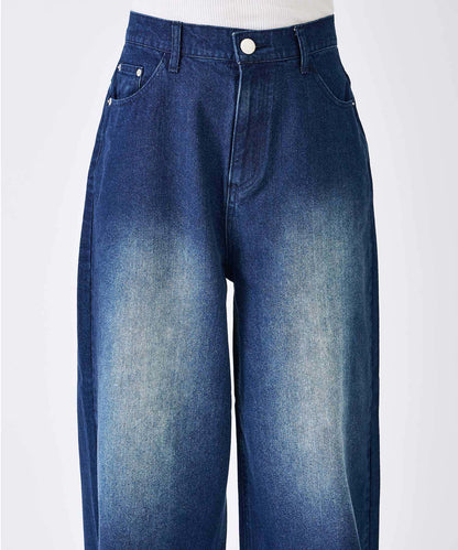 バックアーチロゴデニムパンツ